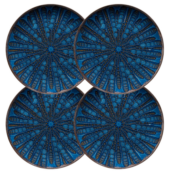 Mäser MIRNA Platzteller 33 cm, 4er-Set, CLASSIC BLUE