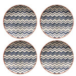 Mäser MALENA Teller flach 27 cm, 4er-Set, CLASSIC BLUE