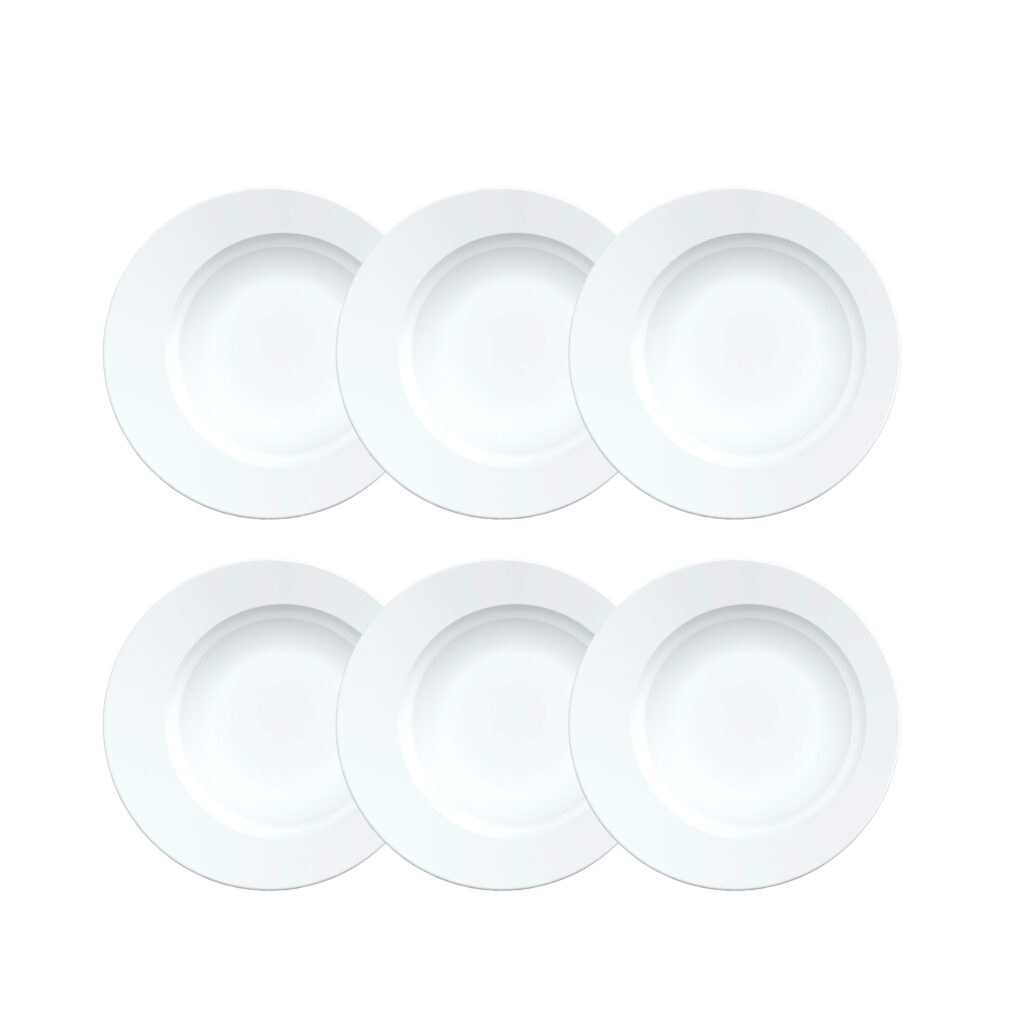 Mäser ECLIPSE Teller tief 23 cm, 6er-Set
