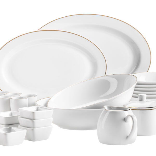 Mäser PROFESSIONAL DINING Zusatzpaket 24-tlg. GOLDRAND