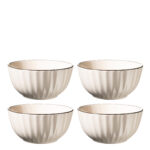Mäser OSITA Schüssel 15 cm, 4er-Set, Weiß