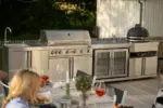 Myoutdoorkitchen Freistehender Gasgrill mit 6 Brennern und Infrarotbrenner – Bild 12