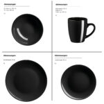 Mäser METALLIC RIM Kombiservice 24-teilig