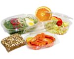 Feinkostbecher oval klar mit Deckel 375 ml (PET), 50 Stk. – Bild 2
