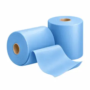 Zwei Rollen Reinigungspapier als 3D-Illustration