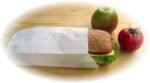 Papierfaltenbeutel weiß 15+7 x 42 cm für ca. 3kg Inhalt, 1000 Stk. – Bild 2