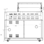 Myoutdoorkitchen Pure Gasgrill mit 4 Brennern und Infrarot-Seitenbrenner – Bild 11