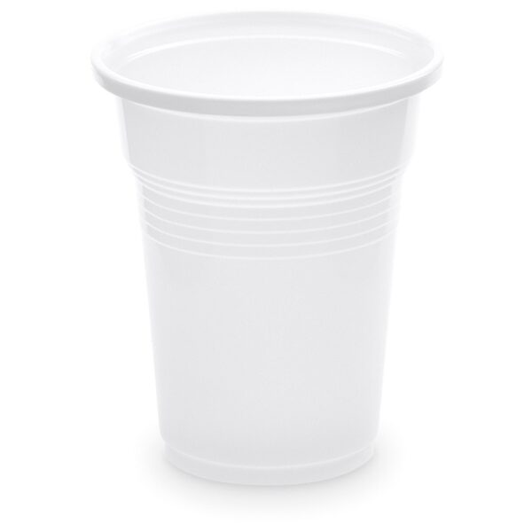 Trinkbecher Getränkebecher weiß 100 ml PP, O 57 mm, 100 Stk.